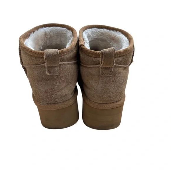 Cushionaire Winter Boots Size 7,5 Brown Ankle - Picture 4 of 10